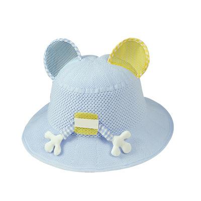 China Imitate Animal Kids Brim Hat Sunscreen Fisherman Hat Kids Hat Straw Hat for sale