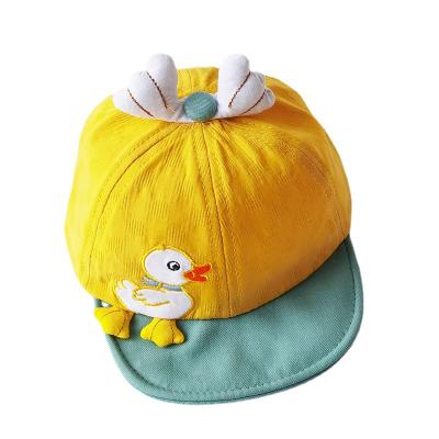 China Korean Summer Fashion Adjustable Strap Spring Children Cover Up Cap Thin Animal Image Baby Girl Sun Visor Hat for sale