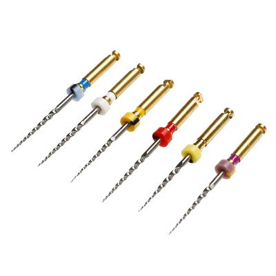 China TF-6 Preflexible Universal Metal Heat Activation Hex Niti Super Rotary File 21mm/25mm For Dentist Tool Teeth for sale