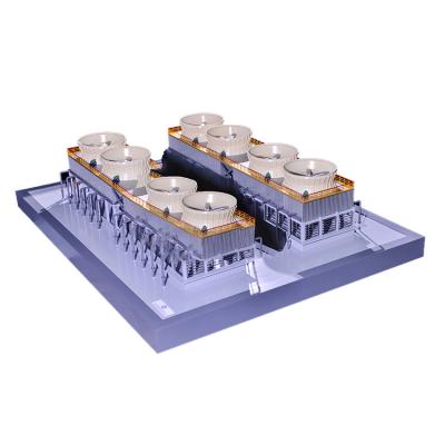 China Made according to the excellent drawings quality Cooling Tower Model Factory Industrial Scale Model for sale