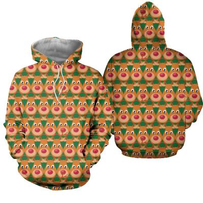 China 2021 Fawn Men Christmas Hoodie 3D Print Child Gift Casual Sweatshirt O-Neck Lightweight Cute Fashion Hooded Hooded Pullover Clothing for sale