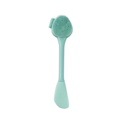 China Handheld Mask Brush Silicone Mask Sweeps Skin Care Brush Cleaner Face Facial Cleansing Massager for sale