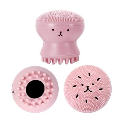 China Exfoliating Facial Brush Soft Clean Deep Clean Deep Clean Massager Skin Washing Instrument Silicone Face Brush Handheld Massager for sale