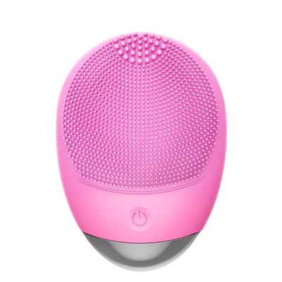 China DEEP CLEANSING Electric Silicone Vibrating Massager USB Detergent Brush Waterproof Soft Exfoliating Facial Gifts for sale