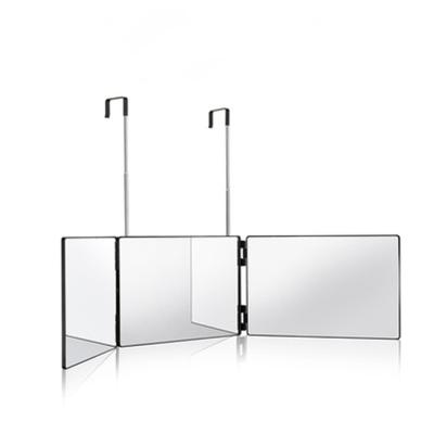 China Non-specific Portable Telescopic Hook Three Folding Makeup Mirror For Home Use for sale