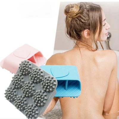 China EXFOLIATE Meridian Brush Bath Silicone Shampoo Hair Brush Scalp Head Massager Brushes for sale