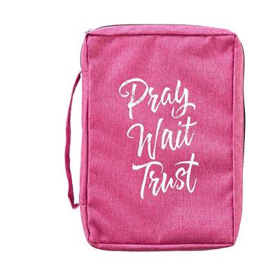 China Cloth New Dustproof Bible Bag Pastor Preached Bible Cover Bag for sale