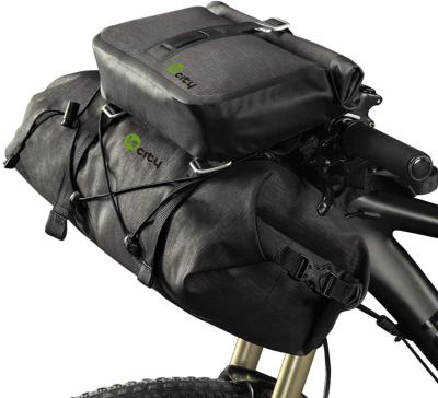 China Water Proof Waterproof Cylinder Desk Bike Travel Bicycle Bag Recycling Handlebar for sale