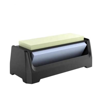 China Long Life High Performance Factory Wholesale Price Home Kitchen 3000/8000 Grit Sharpening Water Whetstone Stone Knife Sharpener for sale