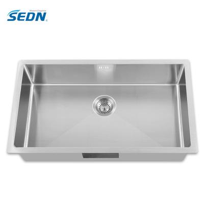 China Without Faucet High Quality New Product Undermount 304 Stainless Steel Kitchen Sinks for sale