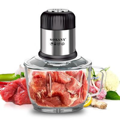 China Simplicity 2l 800w Hotel 7025 Modern High Power Cleaver Electric Food Chopper for sale