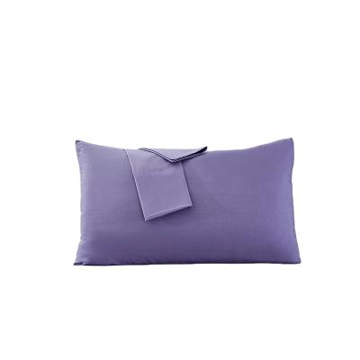 China Anti-static outdoor hotel and household 40 cotton pillow case plain plug pillow case for sale