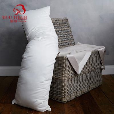 China Cooling Polyester Fiber Down Traditional Euro Long Fill China Bed Pillow Throw Down Feather Pillow Inserts for sale