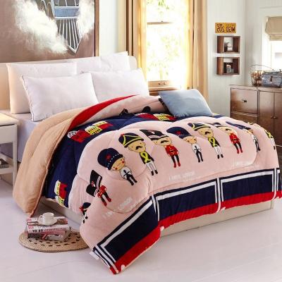 China Hot Wholesale Soft Printed Hotel Home Polyester Fleece Smart Duvet for sale