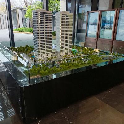 China Modern Custom 1:50 Sand Table 3d Model / 1:100 / 1:1000 Architectural Scale Model For Building And Residential Real Estate Model for sale