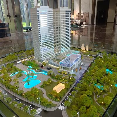 China 1:100 Customized Modern Building Landscape Planning Scale Model For Residential Architectural Scale Model for sale