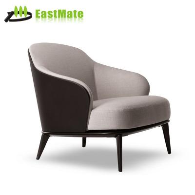 China Contemporary Luxury Soft Fabric Art Fabric Sofa Chair Hotel Wooden Hotel Sofas Chair for sale