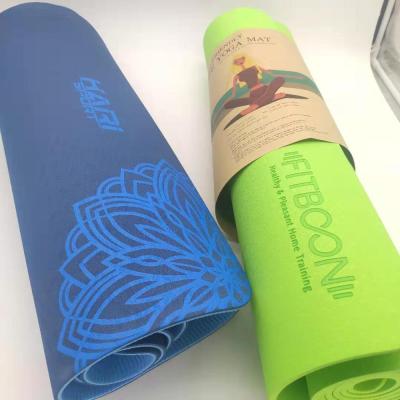 China 6mm Durable Washable Waterproof Yoga Mat Tpe Yoga Mat For Printing Fitness, Eco-Friendly Yoga Mat Fitness Sport Tool for sale