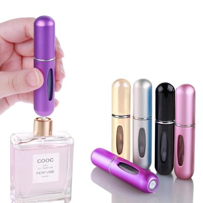 China Travel Perfume 5ml Easy Fill Refillable Perfume Atomizer Pump Spray for sale