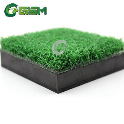 China Golf Mat Golf Practice Mat Sports Court Practice Range Golf Hitting Mat With Rubber Base for sale