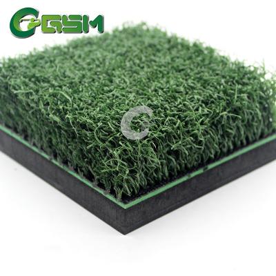 China Sports Go Golf Chinese Golf Mat Driving Practice Rubber Grass Mat Gem Chip Mat Factory for sale