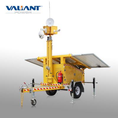 China Outdoor for mobile surveillance equipment security factory derectl sale security trailer for sale