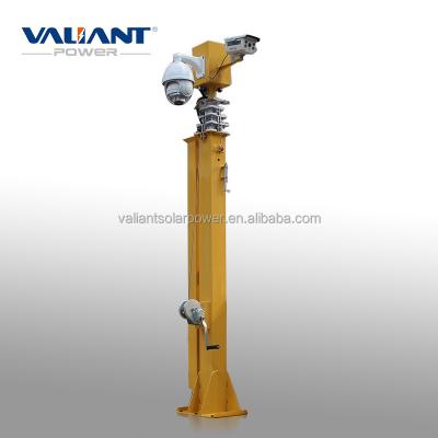 China 4-12m electric winch masts and VM5-B telescopic antenna mast for sale