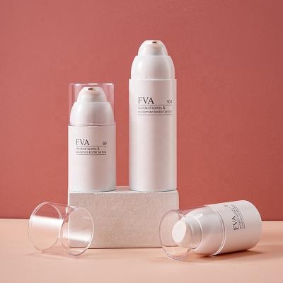 China New Design Cosmetic White Airless Cap 30ml 50ml 100ml Bottle For Lotion for sale