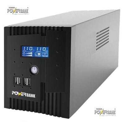 China OEM 1000va 1200va 1500va 2000va COMPUTER UPS Battery Backup with LCD and USB Charger for PC for sale