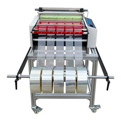 China Medical PET and OCA film PVC cutting machine roll tissue and roll cuter cuter tapeand film reflective cutting machine/paper double sided for sale