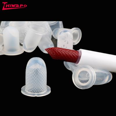 China Eco - Friendly LSR Injection Lipstick Shaped Silicone Mold / Cosmetic Silicone Lipstick Cover And Holder for sale