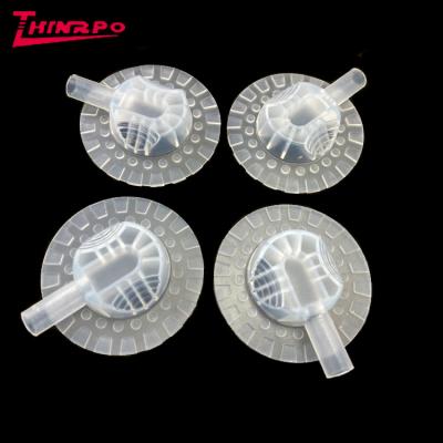 China Medical Suction Cup Standard Size Silicone Port Pad NPWT Negative Pressure Wound Therapy Dressing Kits and Components for sale