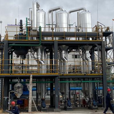 China Energy-saving Multiple-effect Evaporator for Saline Wastewater Treatment in Pharmaceutical Biological Food and Chemical Industries for sale