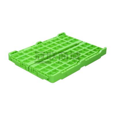 China Plastic Folding Turnover Box Logistics Crate Folding Plastic Box With Lid for sale