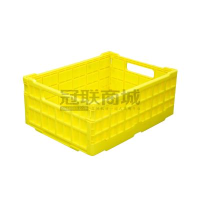 China Collapsible Stackable Plastic Storage Containers Collapsible Plastic Turnover Crate Box for sale