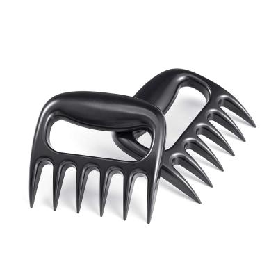 China Easily Salvage Bear Fork Pork Scratcher Cleaned Pulled Bear Claws Meat Shredder BBQ Meat Claw With Handle for sale