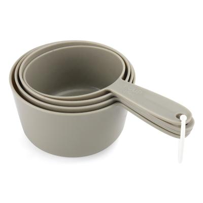 China Large 240ml 480ml Sustainable High Quality Multi Cups PP Bee Beans Flour Baking Tool Measuring Cups Set for sale