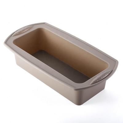 China Viable supplier china supplier food grade food grade bun toast bread rectangle cake silicone diy custom baking molds for sale