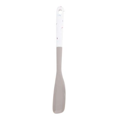 China Amazon Viable Hot Sale Kitchen Tools Non Stick Easy Clean Custom Long Handle Silicone Salad Spatula for sale