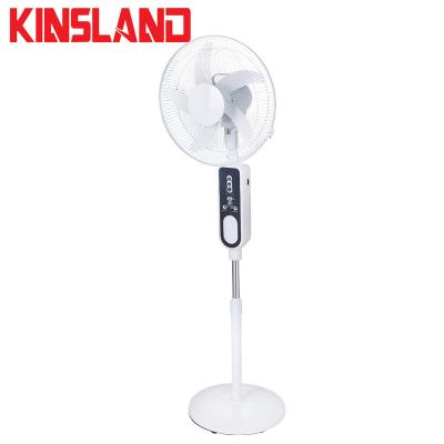 China AC DC Operation AC-DC Brushless Motor Stand Fan Rechargeable Energy 16 Inch Backup Solar Fan With Solar Panel for sale