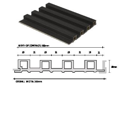 China Garden Wood-Plastic Composites WPC Wall Panel Manufacturer for sale