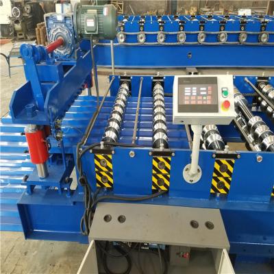 China Building Material Shops Trapezoidal Roll Making Machine From China For Sale for sale