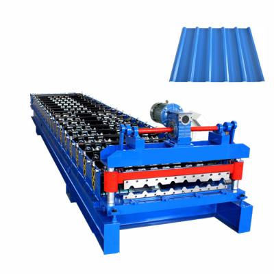 China Building Material Shops Supplier Professional Metal Roof Sheet Corrugated Plank Roll Forming Machine for sale