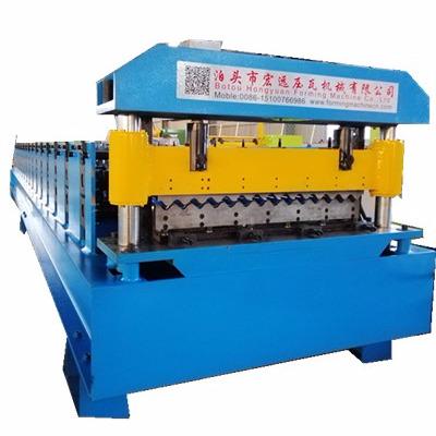 China Automatic Metal ROOF Tile Corrugated Roofing Sheet Roll Forming Machine for sale