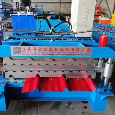 China Building Material Shops Double Layer Roof Sheet Roll Forming Machine for sale