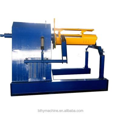 China Hydraulic leveling and decoiler system wire decoiler with straightening machine netting for sale