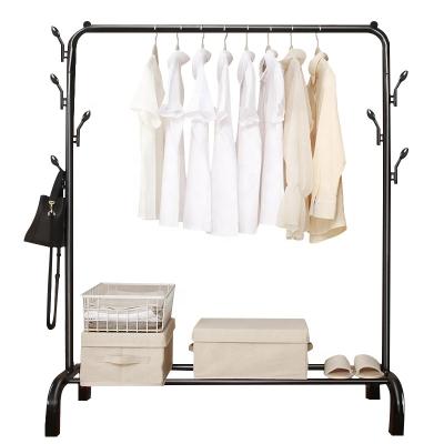 China WN-1105G Multi-Function Rack Iron Display Storage Racks Hanging Clothes Display Rack Clothes For Store for sale