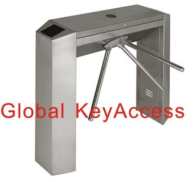 China Security Automatic Pedestrian Control Tripod Turnstile Gate with Stainless Steel , CE Approved for sale