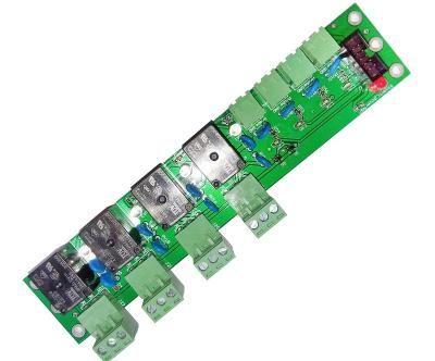 China 4 entrada e placa de expansão do sistema do controlo de acessos da porta da saída para o controle de sinal de emergência à venda