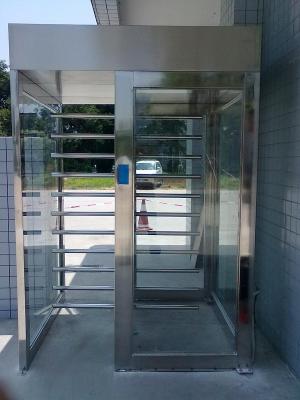 China OEM Customized Stainless Steel  Pedestrian 2.3 Meter Full Height Turnstiles Rust Proof for sale